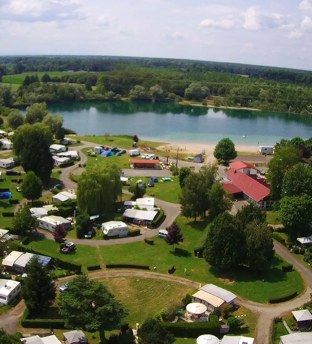 Blick auf das Naturgelände Staedly in Rœschwoog