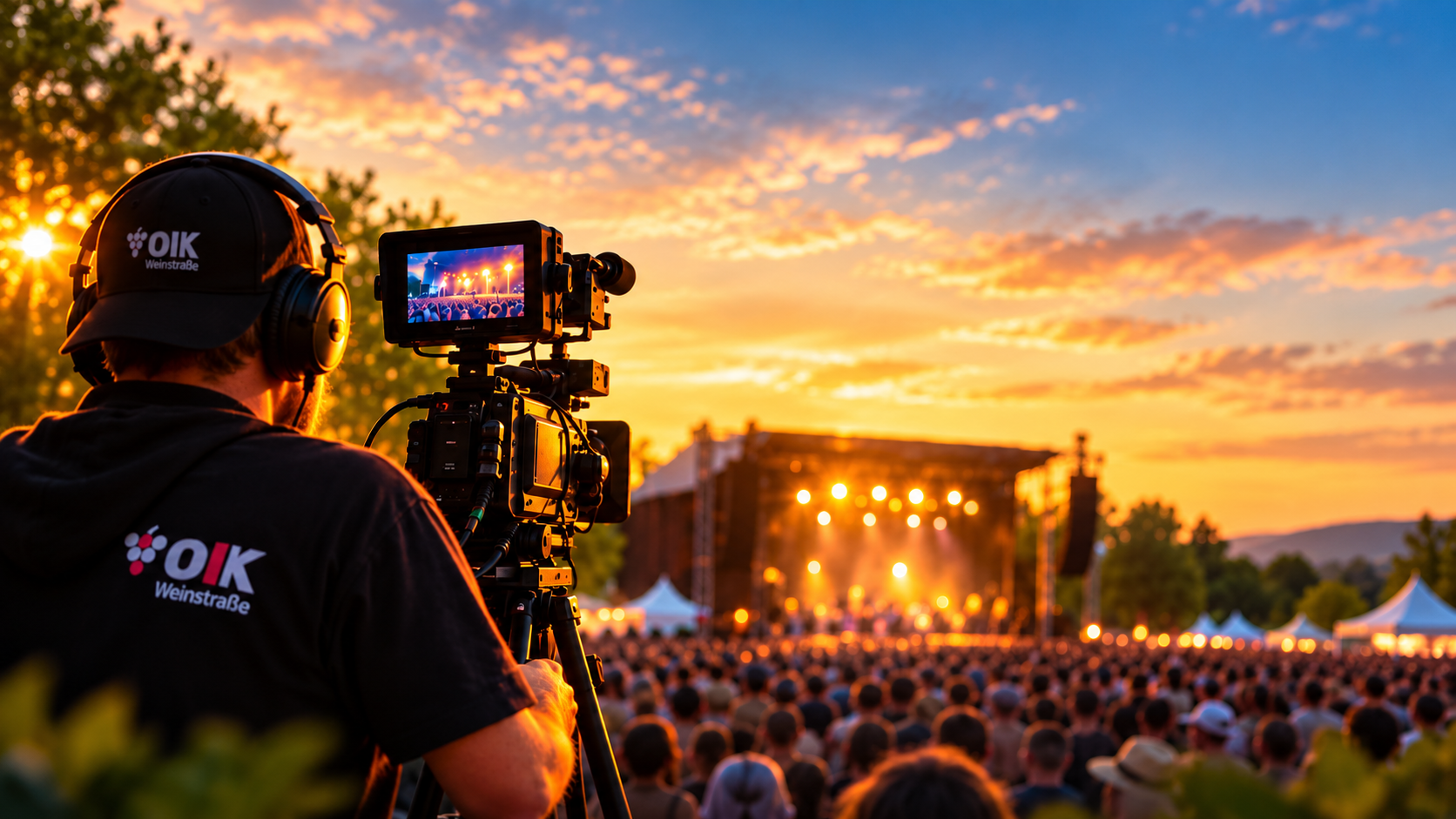 Captation vidéo du Sunshine Reggae Festival par OK Weinstraße